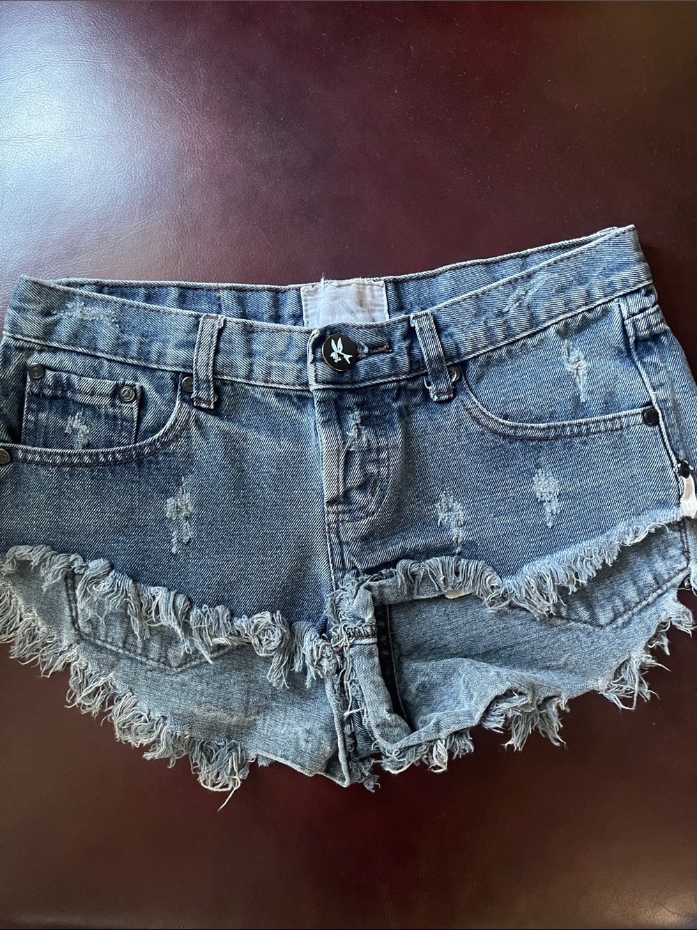 Women's Distressed Denim Shorts - Bonitas